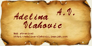 Adelina Vlahović vizit kartica